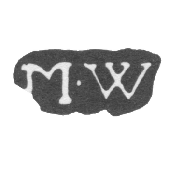 Клеймо мастера Вессель Матиас - Ленинград - инициалы "M-W", фото 