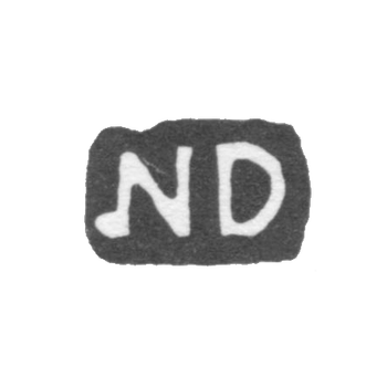 Клеймо мастера Дом Николай - Ленинград - инициалы "ND", фото 