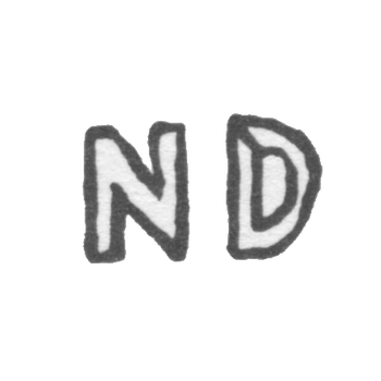 Клеймо мастера Дом Николай - Ленинград - инициалы "ND", фото 