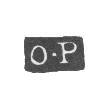 Клеймо мастера Петтелиус Отто Рейнхольд - Ленинград - инициалы "O-P", фото 