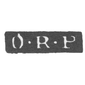 Клеймо мастера Петтелиус Отто Рейнхольд - Ленинград - инициалы "O-R-P", фото 