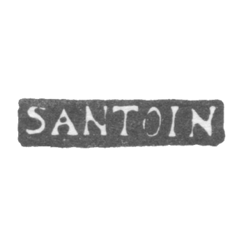 Клеймо мастера Антоит Симон - Ленинград - инициалы "SANTOIN", фото 