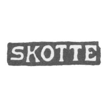 Клеймо мастера Скотте Томас - Ленинград - инициалы "SKOTTE", фото 
