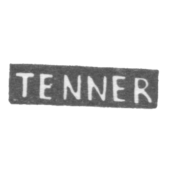 Клеймо мастера Теннер Пауль Магнус - Ленинград - инициалы "TENNER", фото 