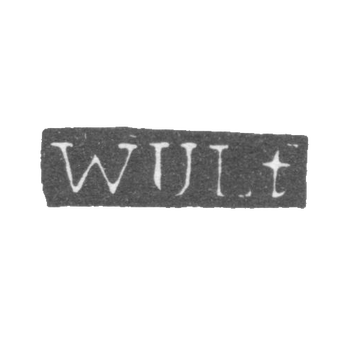 Клеймо мастера Вульф Вильгельм Фридрих - Ленинград - инициалы "WULF", фото 