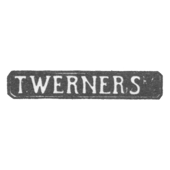 Клеймо мастера Вернер Т. - Минск - инициалы "T.WERNERS" - 1875-1894 гг., фото 