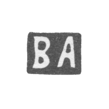 Клеймо мастера Андреев Василий Иванович - Москва - инициалы "ВА" - 1908-1917 гг., фото 