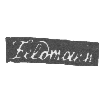 Клеймо мастера Фельдман Петр - Москва - инициалы "Feldmann" - 1819-1823 гг., фото 