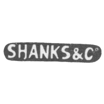 Клеймо мастера Шанкс Джемс-Стюарт - Москва - инициалы "SHANKS&Co" - 1884-1908 гг., фото 