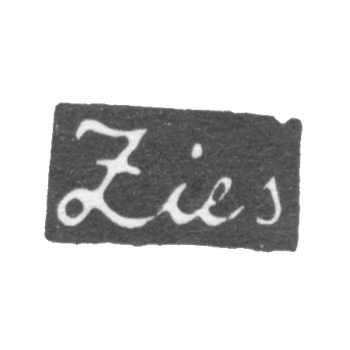 Клеймо мастера Циес - Москва - инициалы "Lies" - 1817-1819 гг., фото 