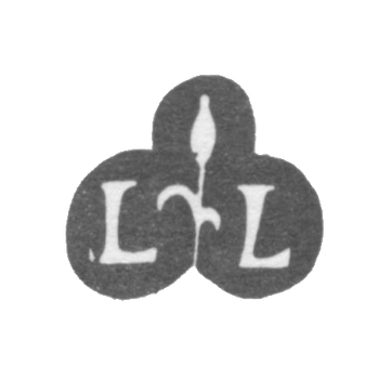 Клеймо неизвестного мастера Нарвы - инициалы "LL" - 17 век, фото 