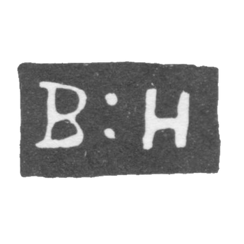 Клеймо мастера Никитин Василий - Новгород - инициалы "В:Н" - 1820-1827 гг., фото 