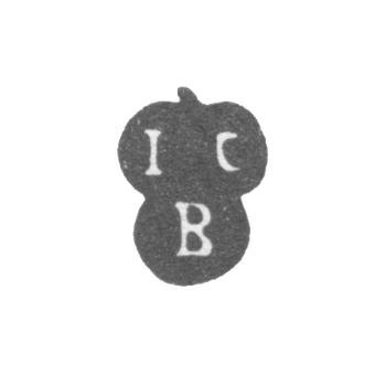 Клеймо мастера Борровский Иоган Кристоф - Рига - инициалы "ICB", фото 