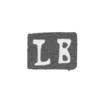 Клеймо неизвестного мастера Риги - инициалы "LB" - 1919-1940 гг., фото 