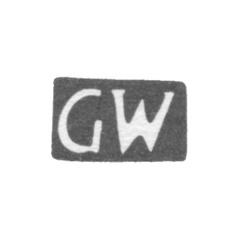 Клеймо мастера Вульф Георг Вильгельм - Таллин - инициалы "GW" - 1838-1882 гг., фото 