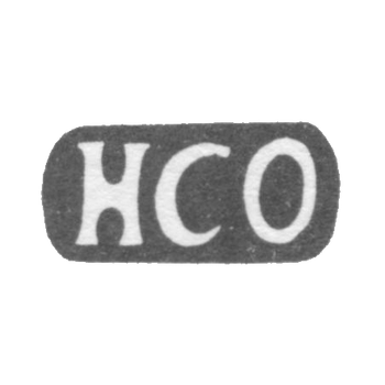 Клеймо мастера Орделин Хейно Кристиан - Таллин - инициалы "HCO" - 1759-1780 гг., фото 