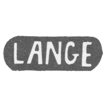 Клеймо мастера Ланге - Таллин - инициалы "LANGE" - 1936 г., фото 