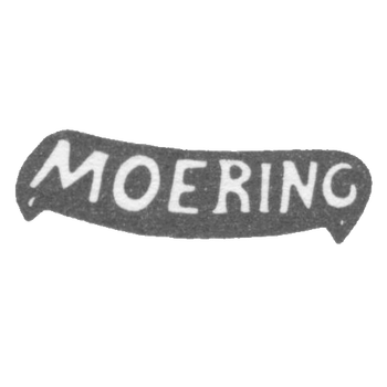 Клеймо мастера Мёринг Иоганн Готтфрид - Таллин - инициалы "MOERING", фото 