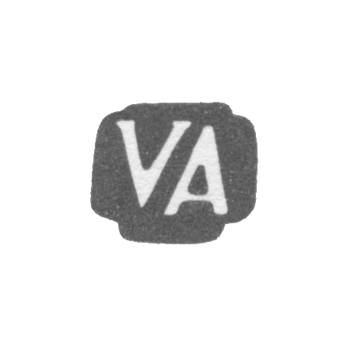 Клеймо мастера Андриан Валентин - Таллин - инициалы "VA" - 1714-1753 гг., фото 