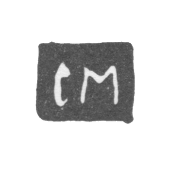 Клеймо мастера Марков Сысой Федоров - Ярославль - инициалы "СМ" - 1761-1762 гг., фото 