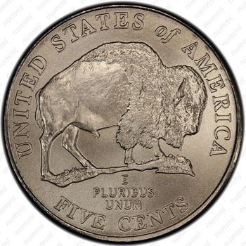 5 центов 2005, бизон - Реверс