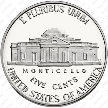 5 центов 2013, возвращение в Монтичелло - Реверс