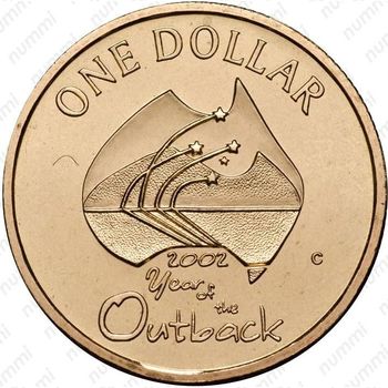 1 доллар 2002, отдаленные районы Австралии