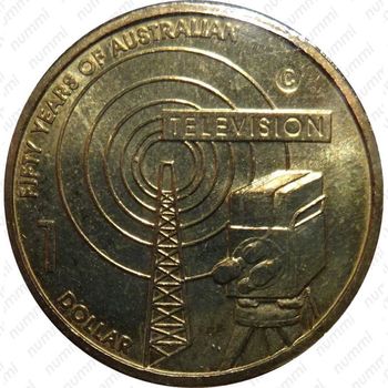 1 доллар 2006, 50 лет австралийскому телевидению