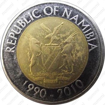 10 долларов 2010, Банк Намибии