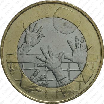 5 евро 2015, волейбол - Реверс