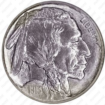 5 центов 1913, буффало