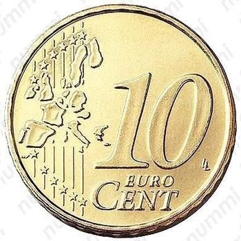 10 евро центов 2002 - Реверс
