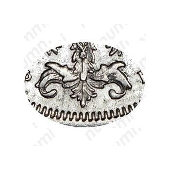 Серебряная монета 20 копеек 1860, СПБ-ФБ, аверс хвост орла узкий, реверс бант шире