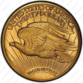 20 долларов 1910, двойной орёл
