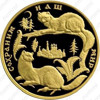 200 рублей 1994, соболь