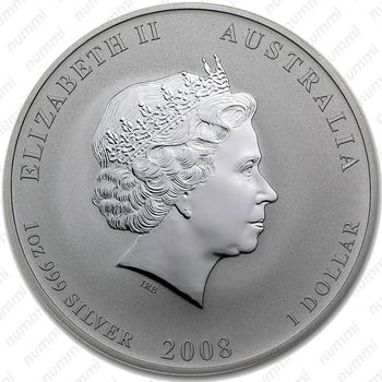 1 доллар 2008, год мыши