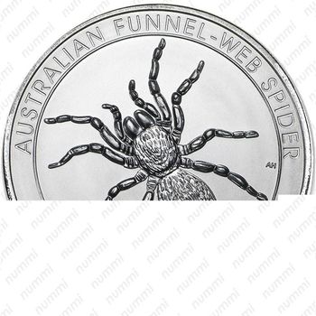 1 доллар 2015, австралийский паук
