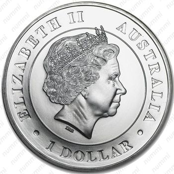 1 доллар 2015, австралийский паук
