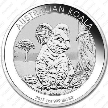 1 доллар 2017, коала