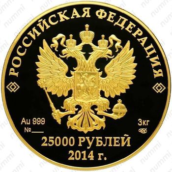 25000 рублей 2014, олимпийское движение