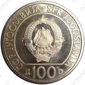100 динаров 1985, 40 лет освобождения