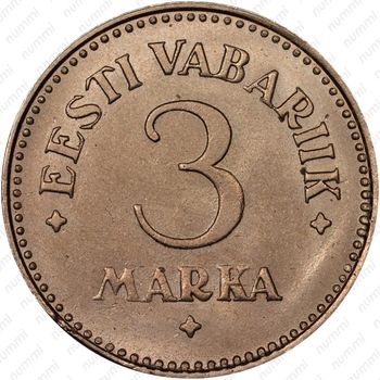 3 marka 1925 - Реверс