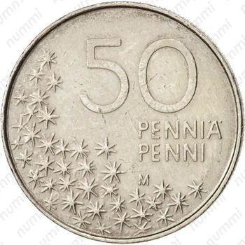 50 пенни 1990, M