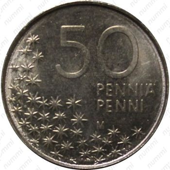 50 пенни 1991, М