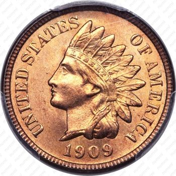 1 цент 1909, голова индейца