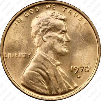 1 цент 1970 - Аверс