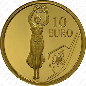 10 евро 2013, Золотая дама