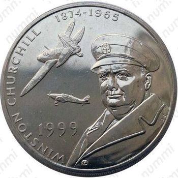 50 пенсов 1999, Черчиль