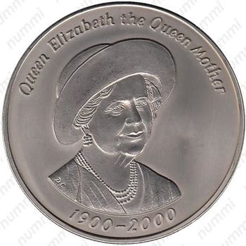 50 пенсов 2000, Королева-мать
