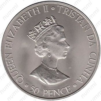 50 пенсов 2000, Королева-мать